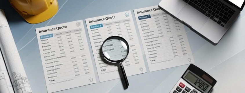 Contractor Insurance Quotes: How to Compare Multiple Providers